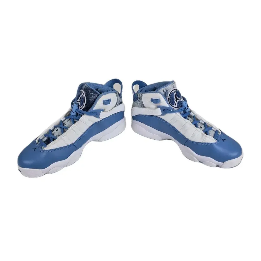 Nike Air Jordan 6 Rings Boys Size 6.5Y Carolina Blue Athletic Shoes DM8956-100